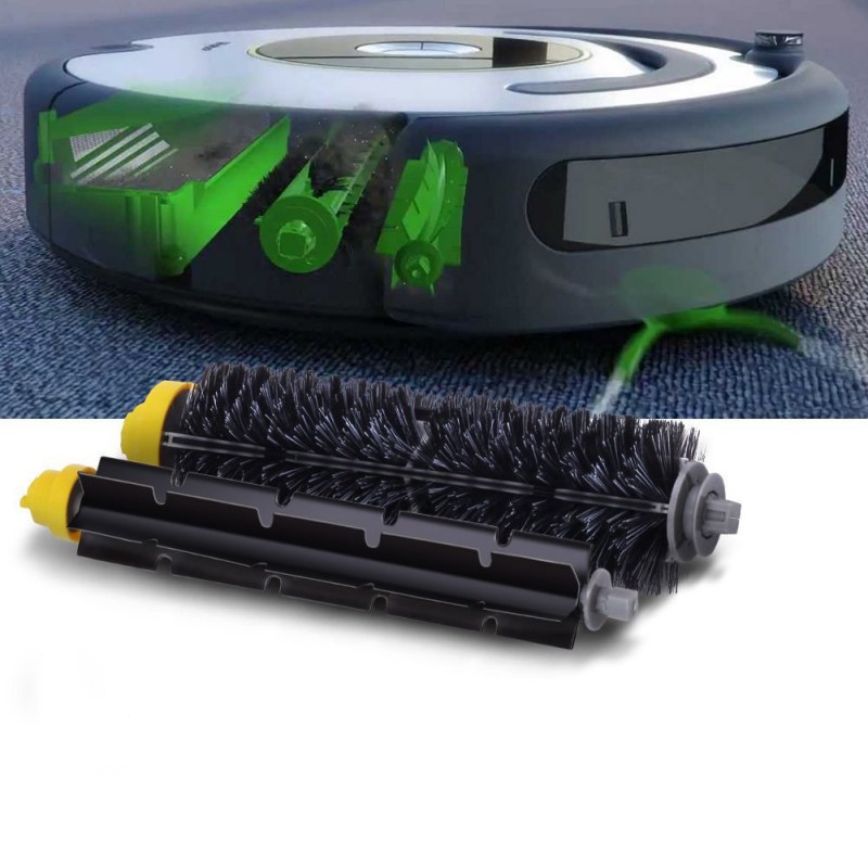 Vacuum Filter Brush Replacement Part Kit For iRobot Roomba 650 620 610